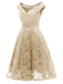 1950s V-Neck Floral Lace Dress — vintage elegance for the modern woman