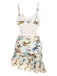 1960s Butterflies Strap One-piece Swimsuit & Cover-up Skirt, vintage skirt, retro style - perfect for women who love vintage and retro fashion