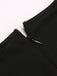 1960s Button Slit Bodycon Dress, classic 1960s style elegant retro fashion - Image 3