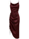 1960s Drawstring Spaghetti Strap Pencil Dress — vintage elegance for the modern woman