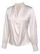 1960s Ivory Solid Blouse & Gray Retro Skirt — vintage elegance for the modern woman