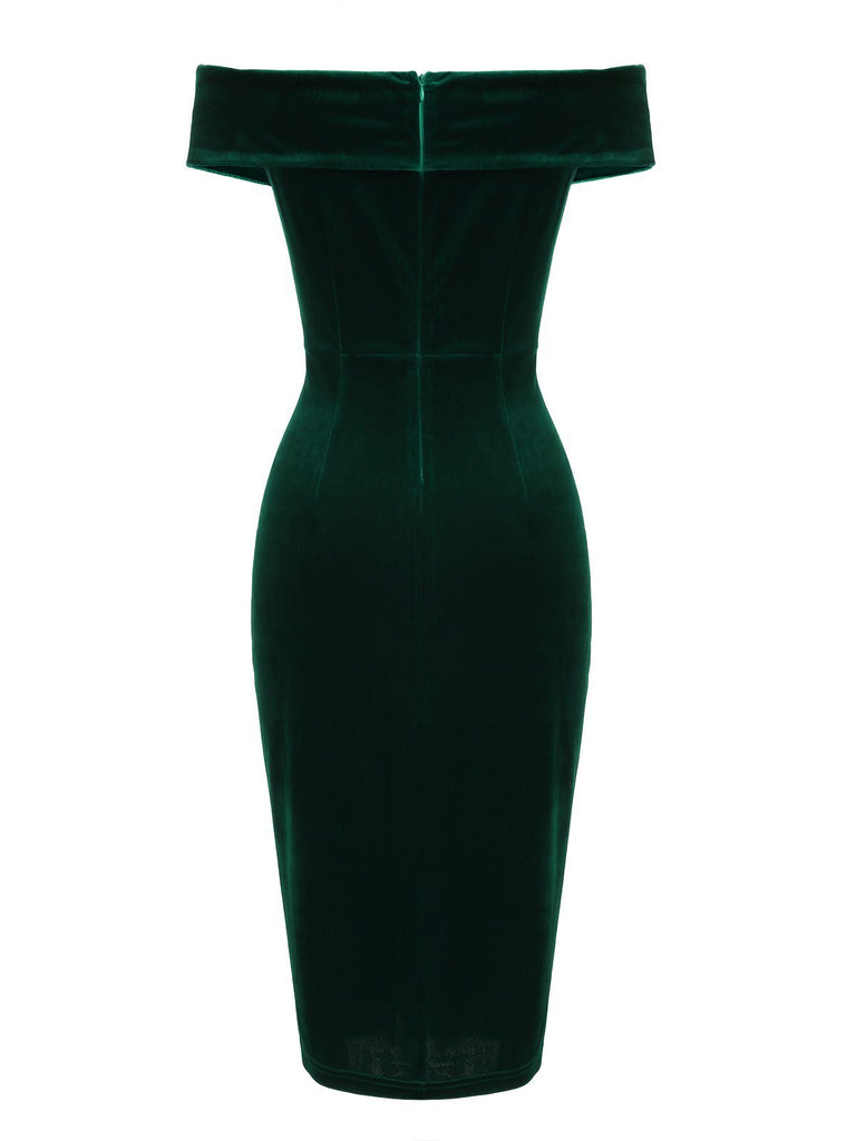 1960s Velvet Bodycon Vintage Dress: timeless style reimagined