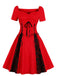 1980s Halloween Lace Patchwork Swing Dress: timeless style reimagined