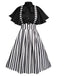 2PCS 1950s Black Solid Blouse & Suspender Skirt, vintage skirt, retro style - perfect for women who love vintage and retro fashion