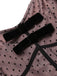 2PCS 1950s Polka Dot Bowknot Lace Strap Dress, classic vintage style elegant retro fashion - Image 8