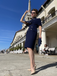 2PCS 1960s Button Work Pencil Dress: timeless style reimagined