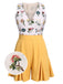 2PCS 1950s Embroidery Top Pockets | 1950s | vintage blouse, retro top