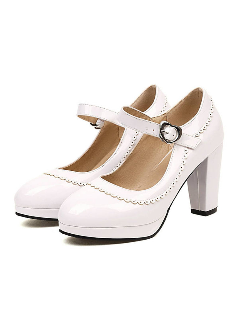 Ankle Strap Chunky Heels Mary Jane Shoes: timeless style reimagined