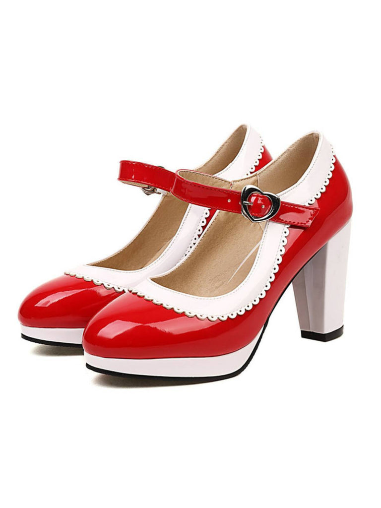 Ankle Strap Chunky Heels Mary Jane Shoes: timeless style reimagined