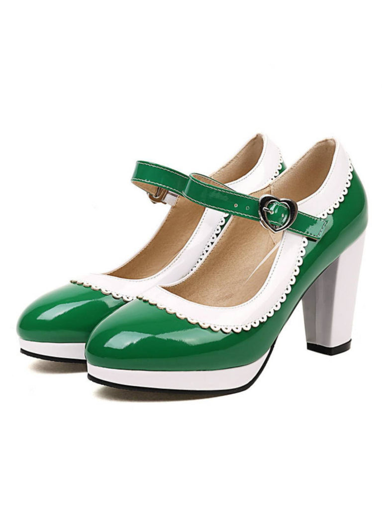 Ankle Strap Chunky Heels Mary Jane Shoes — vintage elegance for the modern woman