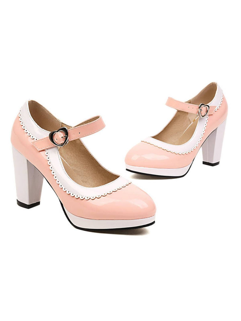 Ankle Strap Chunky Heels Mary Jane Shoes — vintage elegance for the modern woman