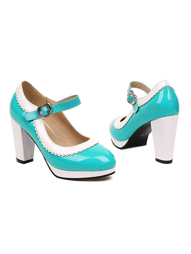 Ankle Strap Chunky Heels Mary Jane Shoes — vintage elegance for the modern woman