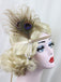 Apricot 1920s Feather Flapper Headband: timeless style reimagined