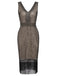 Apricot 1920s Sequin Fringe Flapper Dress: timeless style reimagined