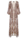 Apricot 1920s Sequined Maxi Cover-ups Dress: timeless style reimagined