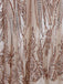 Apricot 1920s Sequined Maxi Cover-ups Dress — vintage elegance for the modern woman