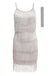 Belted Gray 1920s Fringe Gatsby Dress-US Warehouse - vintage dress, retro fashion, Gatsby party
