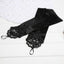 Black 1920s  Fingerless Lace Gloves — vintage elegance for the modern woman