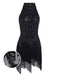 Black 1920s Sequined Glitter Dress: timeless style reimagined