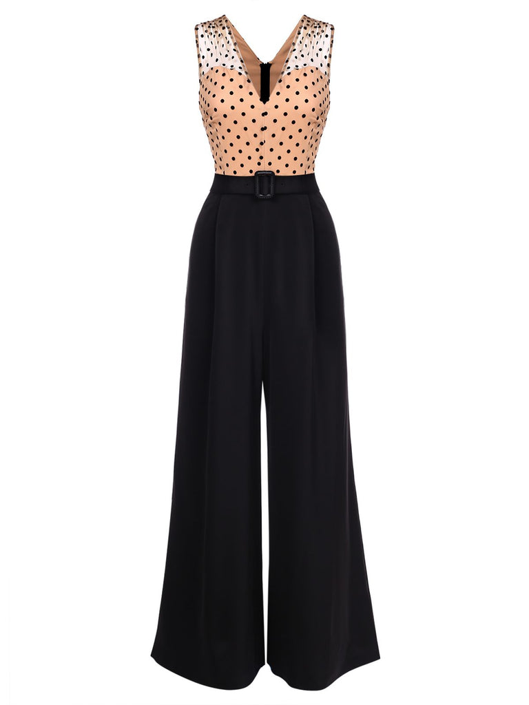 1930s Polka Dot Patchwork Belt | 1930s | vintage romper, retro jumpsuit