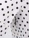 Black 1950s Dots Patchwork Dress: timeless style reimagined