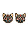 Black 1950s Halloween Cat Earring: timeless style reimagined