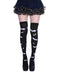 Black 1950s Halloween Knee Socks: timeless style reimagined