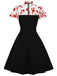 Black 1950s Handkerchief Sleeves Dress — vintage elegance for the modern woman