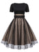 Black 1950s Polka Dot Swing Dress — vintage elegance for the modern woman