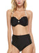 Black 1960s Shell Pearl Halter Bikini Set - vintage fashion, retro style, classic black