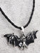 Black Retro Halloween Bat Necklace — vintage elegance for the modern woman
