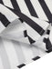 Black & White 1950s Stripes Suspender Skirt, vintage skirt, retro style - perfect for women who love vintage and retro fashion