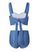Blue 1950s Retro Plaid Strap Bikini Set - vintage fashion, retro style