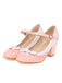 Bowknot Chunky Heels Mary Jane Shoes: timeless style reimagined