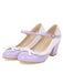 Bowknot Chunky Heels Mary Jane Shoes: timeless style reimagined