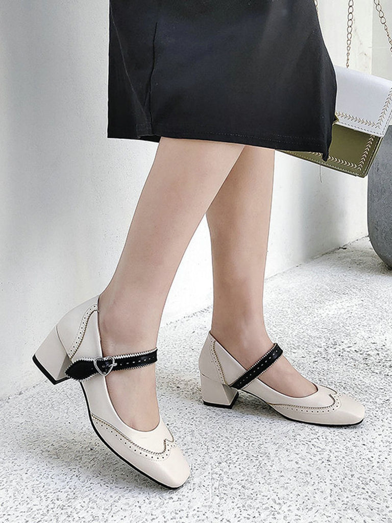 Chunky Heels Mary Jane Shoes: timeless style reimagined