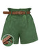 Dark Green 1960s Solid Vintage Shorts, vintage fashion, retro style - perfect for women who love vintage and retro fashion