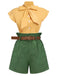 Dark Green 1960s Solid Vintage Shorts — vintage elegance for the modern woman