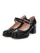 Double Buckles Mary Jane Heels Shoes: timeless style reimagined