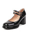 Double Buckles Mary Jane Heels Shoes: timeless style reimagined