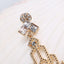 Gold 1920s Hollow Out Dangle Earrings: timeless style reimagined