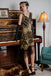 This Gold 1920s Sequined Flapper Dress wraps her in 1920s elegance, one twirl at a time