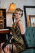 Gold 1920s Sequined Flapper Dress — a 1920s silhouette that turns sidewalks into runways