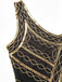 This Gold 1920s Sequined Flapper Dress wraps her in 1920s elegance, one twirl at a time