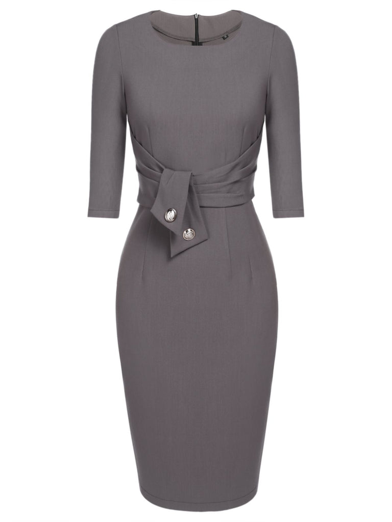1960s Belt Solid Pencil Dress | 1960s | vintage dress, retro fashion
