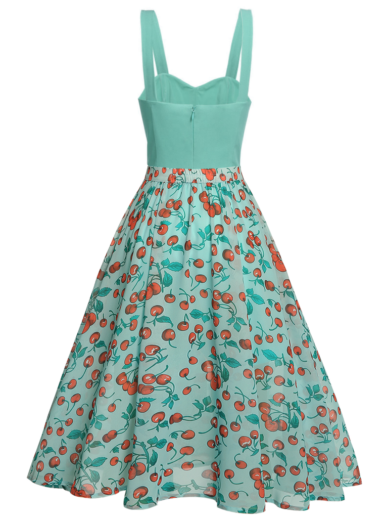 Green 1950s Romper & Cherry Skirt: timeless style reimagined