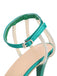 Green Buckle Fish Mouth High Heel Shoes — vintage elegance for the modern woman