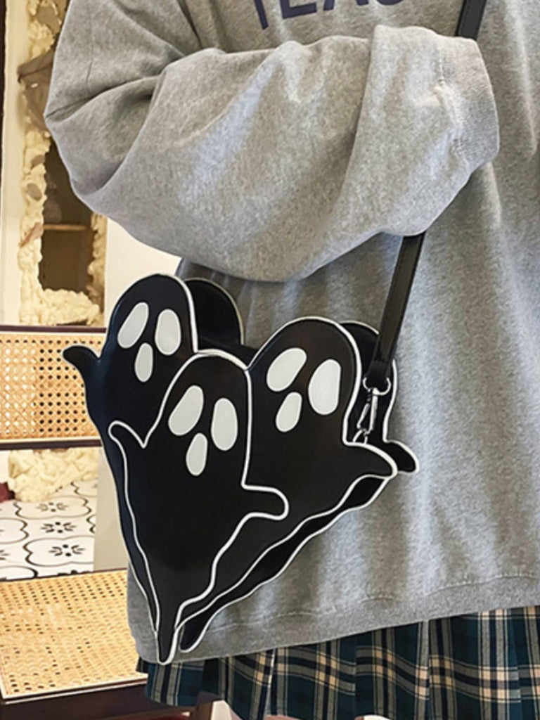 Halloween Cartoon Ghost Triangle Bag - vintage fashion, retro style