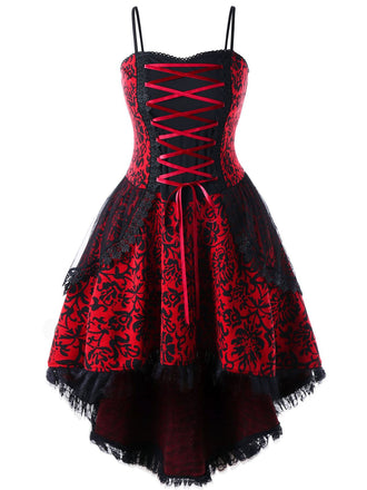 Halloween Gothic Lace Steampunk Dress: timeless style reimagined