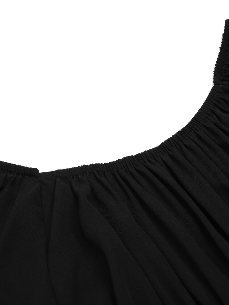 Halloween Gothic Spider Web Swing Dress — vintage elegance for the modern woman